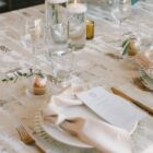 London Jacquard Ivory Gold Prisma Charger Acqua Plate Rose Gold Flatware Satin Champagne Napkin - Curated Linen Collection London Jacquard Ivory Gold Prisma Charger Acqua Plate Rose Gold Flatware Satin Champagne Napkin