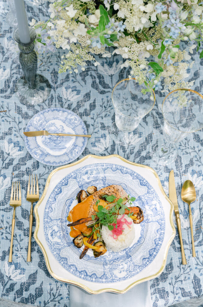 Event tables with matching linens - Curated Linen Collection Event tables with matching linens