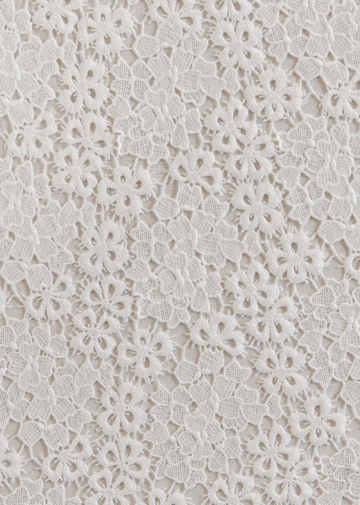 Floral Lace White - Curated Linen Collection Floral Lace White